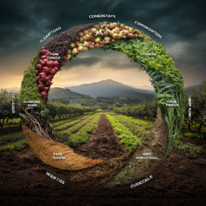 3エリアでローテーションするりんご箱のコンポスト