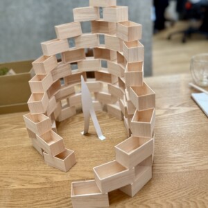 りんご箱でクリスマスツリーを作る！その２〜初回のデザイン案